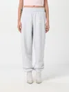 Alexander Wang T T By Alexander Wang Puff Logo Essential Terry Sweatpants In Grau