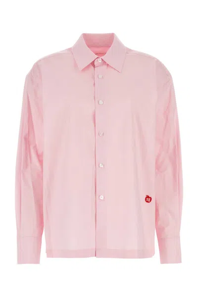 ALEXANDER WANG T PINK POPLIN SHIRT