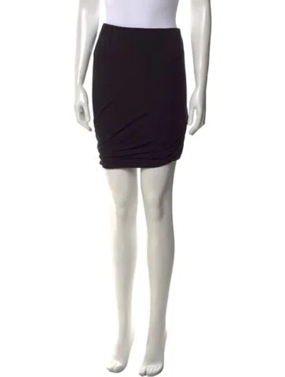 Pre-owned Alexander Wang T Pleated Accents Knee-length Skirt W/ Tags In Black