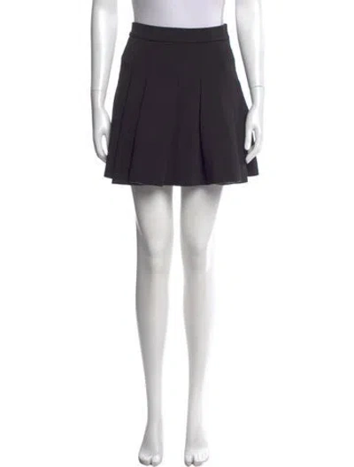 Pre-owned Alexander Wang T Pleated Accents Mini Skirt In Black