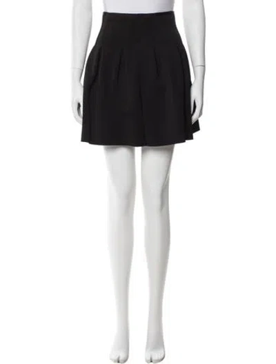 Pre-owned Alexander Wang T Pleated Accents Mini Skirt In Gray
