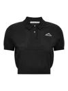 Alexander Wang T Mesh Polo Shirt