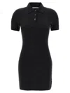 Alexander Wang T T By Alexander Wang Polo Dress In Black