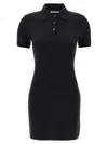 Alexander Wang T T By Alexander Wang Polo Dress In Black