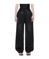 Alexander Wang T T By Alexander Wang Layered Joggers In Black