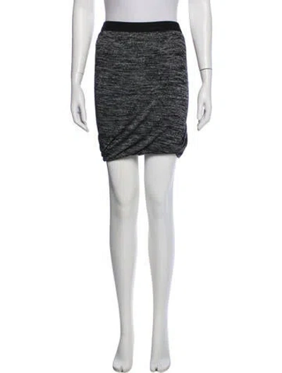 Pre-owned Alexander Wang T Printed Mini Skirt In Multi