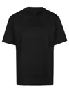 Alexander Wang T Puff Logo Bound Neck Essential T-shirt In Black