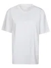 Alexander Wang T Puff Logo Bound Neck Essential T-shirt In White