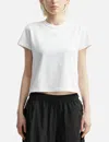 Alexander Wang T Puff Logo Shrunken T-shirt In White