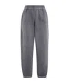Alexander Wang T T By Alexander Wang Jogger Terry Trousers In Gray