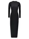 Alexander Wang T T By Alexander Wang Long Dress With Logo