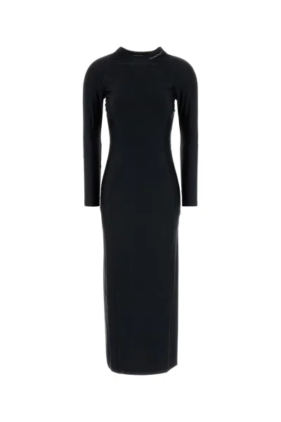 ALEXANDER WANG T T BY ALEXANDER WANG BLACK STRETCH NYLON DRESS