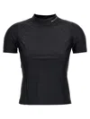 Alexander Wang T T By Alexander Wang Rashguard T-shirt In Black