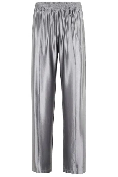 ALEXANDER WANG T RELAXED TRACK PANTS WITH SHINY FINISH