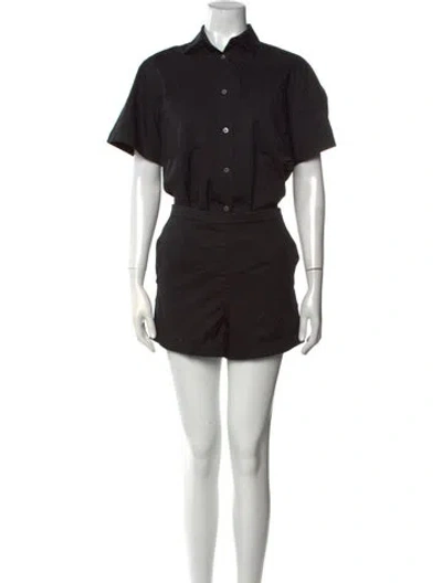 Pre-owned Alexander Wang T Romper In Black