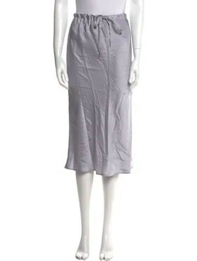 Pre-owned Alexander Wang T Satin Knee-length Skirt In Purple