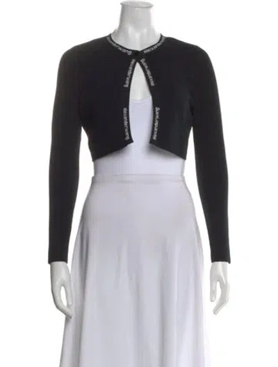Pre-owned Alexander Wang Scoop Neck Sweater In Black