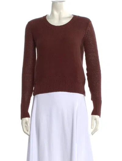 Pre-owned Alexander Wang Scoop Neck Sweater In Brown