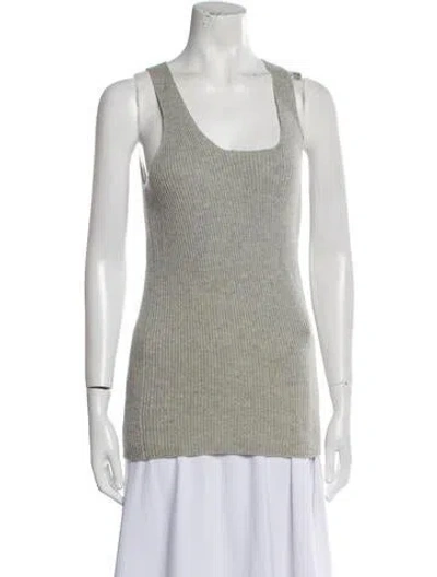 Pre-owned Alexander Wang Scoop Neck Sweater In Gray