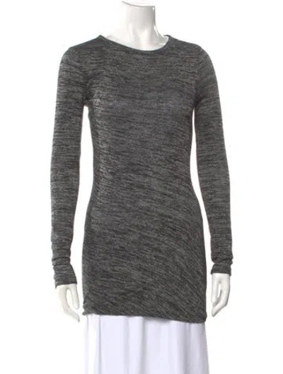 Pre-owned Alexander Wang Scoop Neck Sweater In Gray