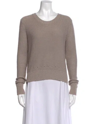 Pre-owned Alexander Wang Scoop Neck Sweater In Gray