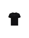 Alexander Wang Puff Logo Cotton Jersey Shrunken T-shirt