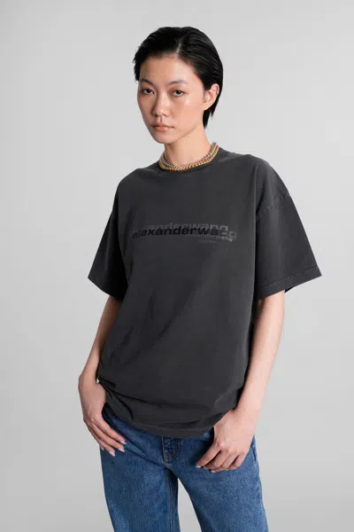 Alexander Wang T-shirt In Gray