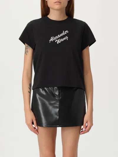 ALEXANDER WANG T-SHIRT ALEXANDER WANG WOMAN COLOR BLACK,H15427002