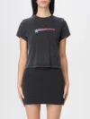 Alexander Wang T-shirt With Logo In Black