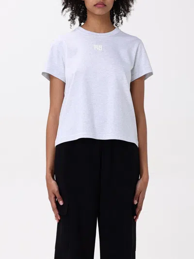 ALEXANDER WANG T-SHIRT ALEXANDER WANG WOMAN COLOR GREY,G41949020