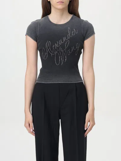 ALEXANDER WANG T-SHIRT ALEXANDER WANG WOMAN COLOR GREY,F81872020