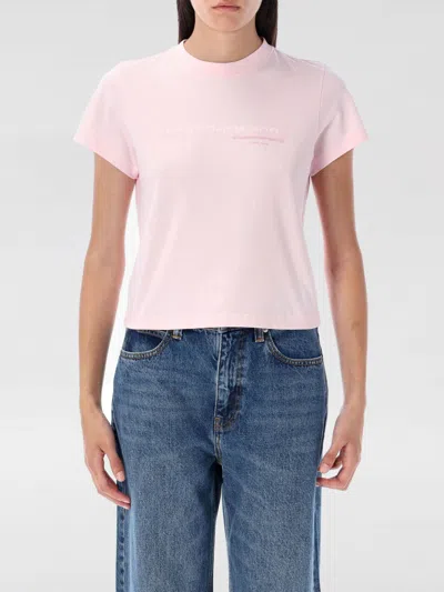 Alexander Wang T-shirt  Woman Color Pink In Neutral