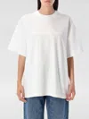 Alexander Wang Oversized Logo T-shirt In White