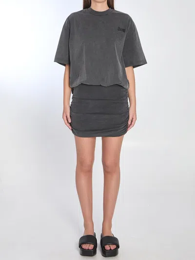 Alexander Wang T-shirt Dress In Black