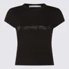 Alexander Wang T-shirt E Polo Nero In Black