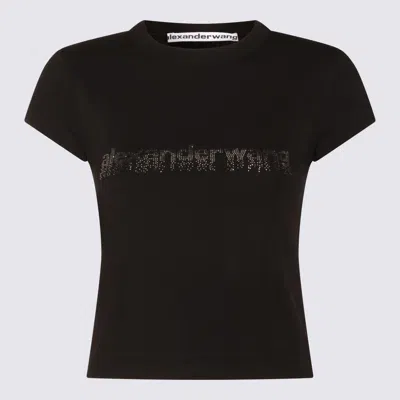 ALEXANDER WANG ALEXANDER WANG T-SHIRT E POLO NERO