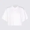 Alexander Wang Collared Shirt With Short Sleeves In White