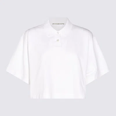 ALEXANDER WANG ALEXANDER WANG WHITE COTTON POLO SHIRT