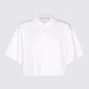 Alexander Wang Collared Shirt With Short Sleeves In White