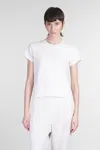 Alexander Wang T-shirt In Grey Cotton In Grey