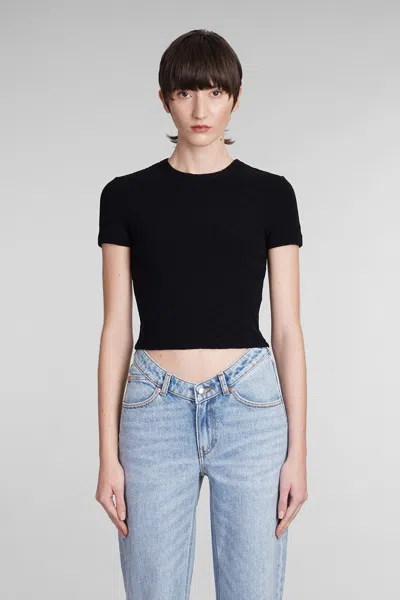 Alexander Wang T-shirt In Black Polyamide