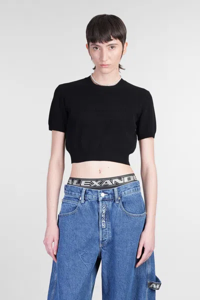 Alexander Wang T-shirt In Black Polyester