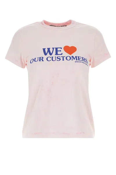 Alexander Wang T-shirt-l Nd  Female In Pink