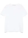 Alexander Wang Logo-embossed T-shirt In Weiss