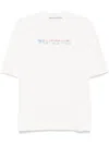 Alexander Wang Logo-print Cotton T-shirt In Nude