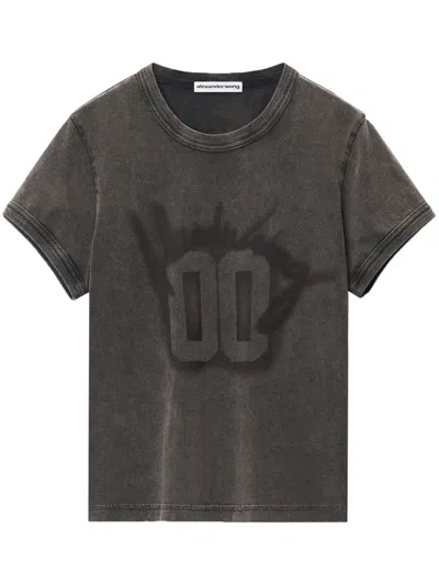 ALEXANDER WANG T SHIRT STAMPATA