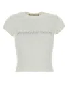 Alexander Wang Women White Cotton T-shirt In White