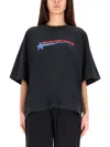 Alexander Wang T-shirt With Logo In Black