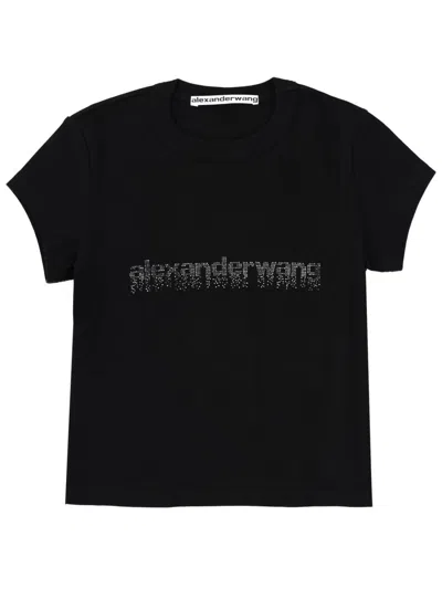 Alexander Wang Women T-shirt With Logo In Black