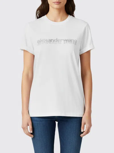 Alexander Wang T-shirt  Damen Farbe Weiss In White